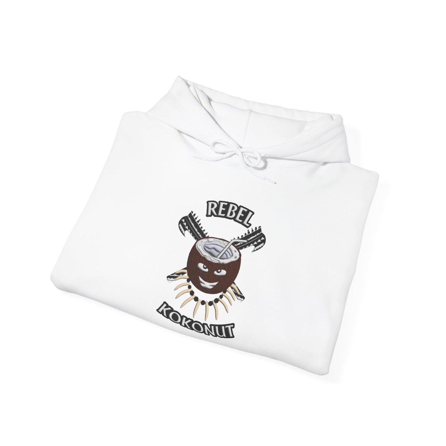 Samoan Rebel Kokonut Unisex Heavy Blend™ Hooded Sweatshirt
