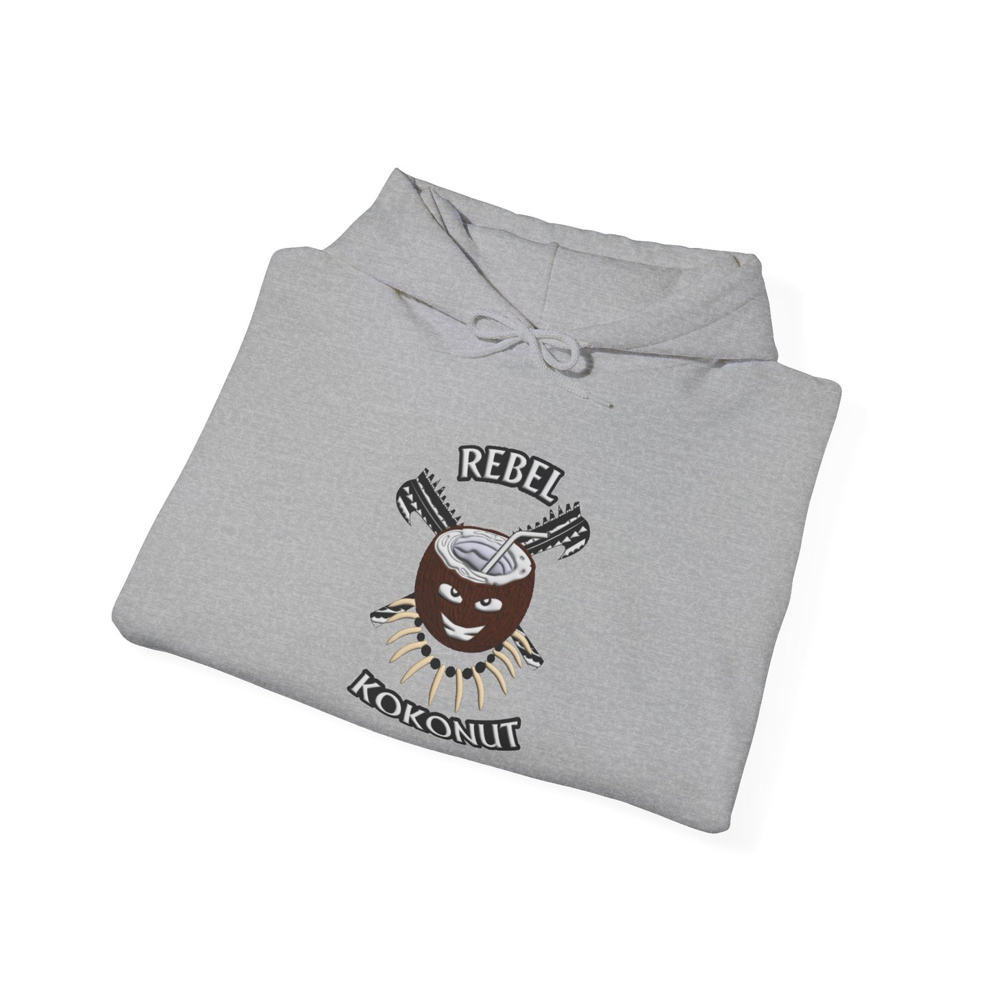 Samoan Rebel Kokonut Unisex Heavy Blend™ Hooded Sweatshirt
