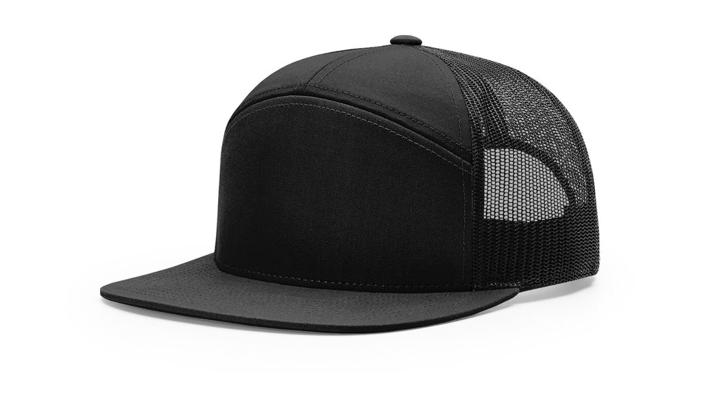 Overtime Hours w/Flag Leather Patch Hat