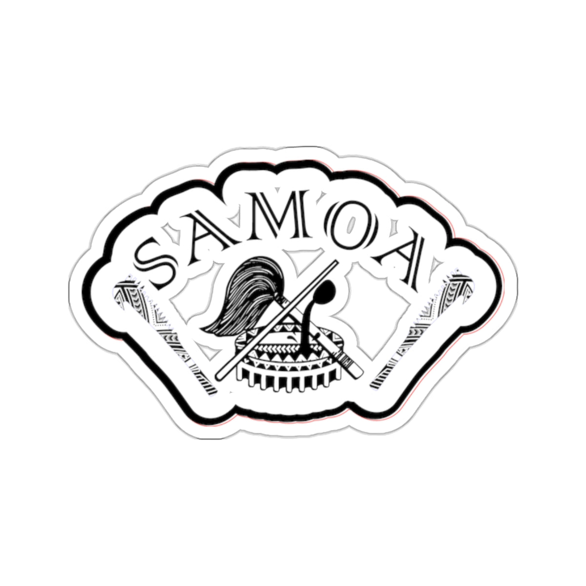 Samoa Kiss-Cut Stickers