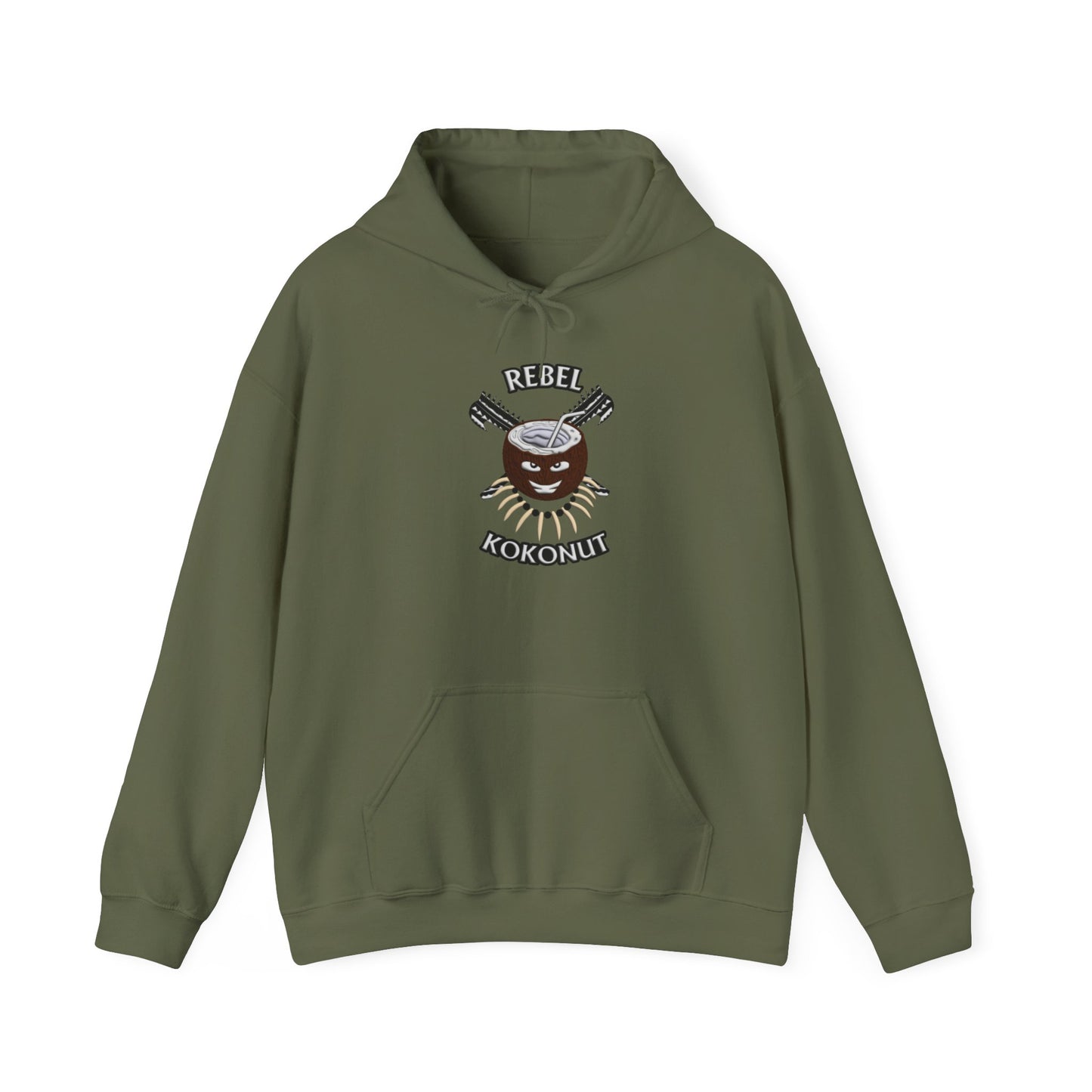 Samoan Rebel Kokonut Unisex Heavy Blend™ Hooded Sweatshirt