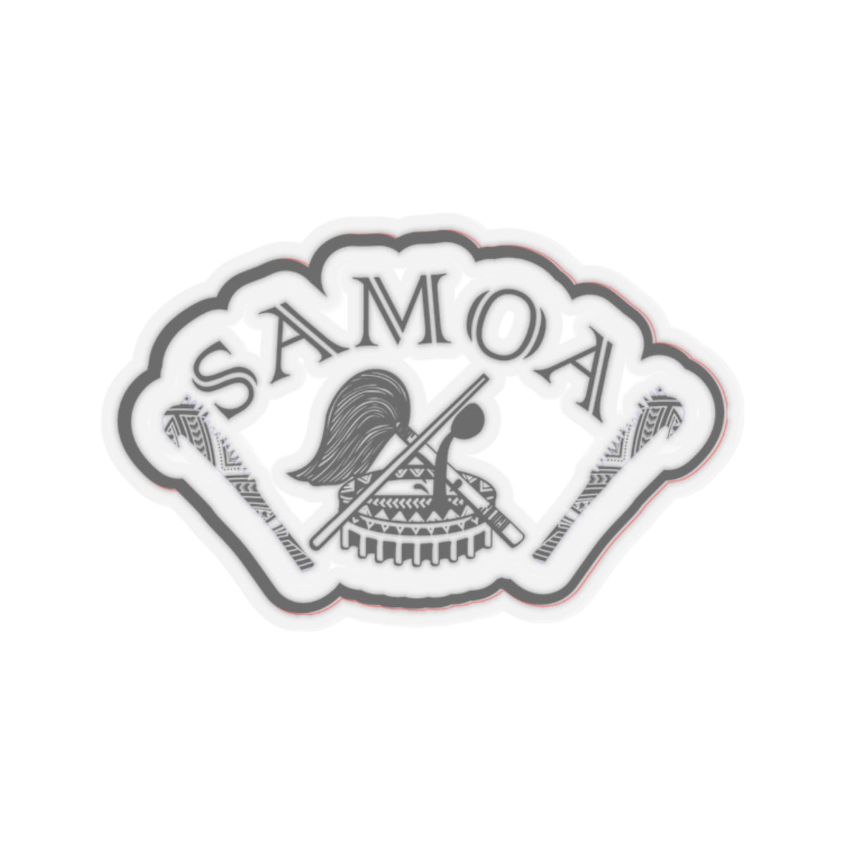 Samoa Kiss-Cut Stickers