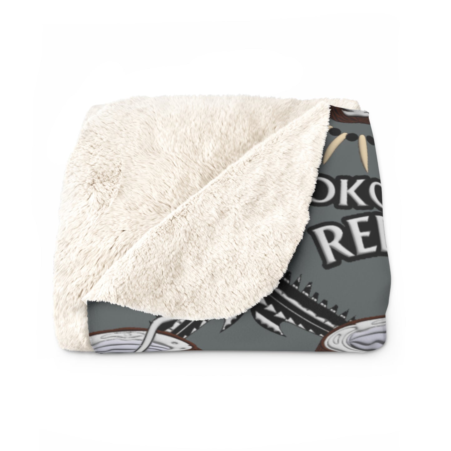 Rebel Kokonut Sherpa Fleece Blanket