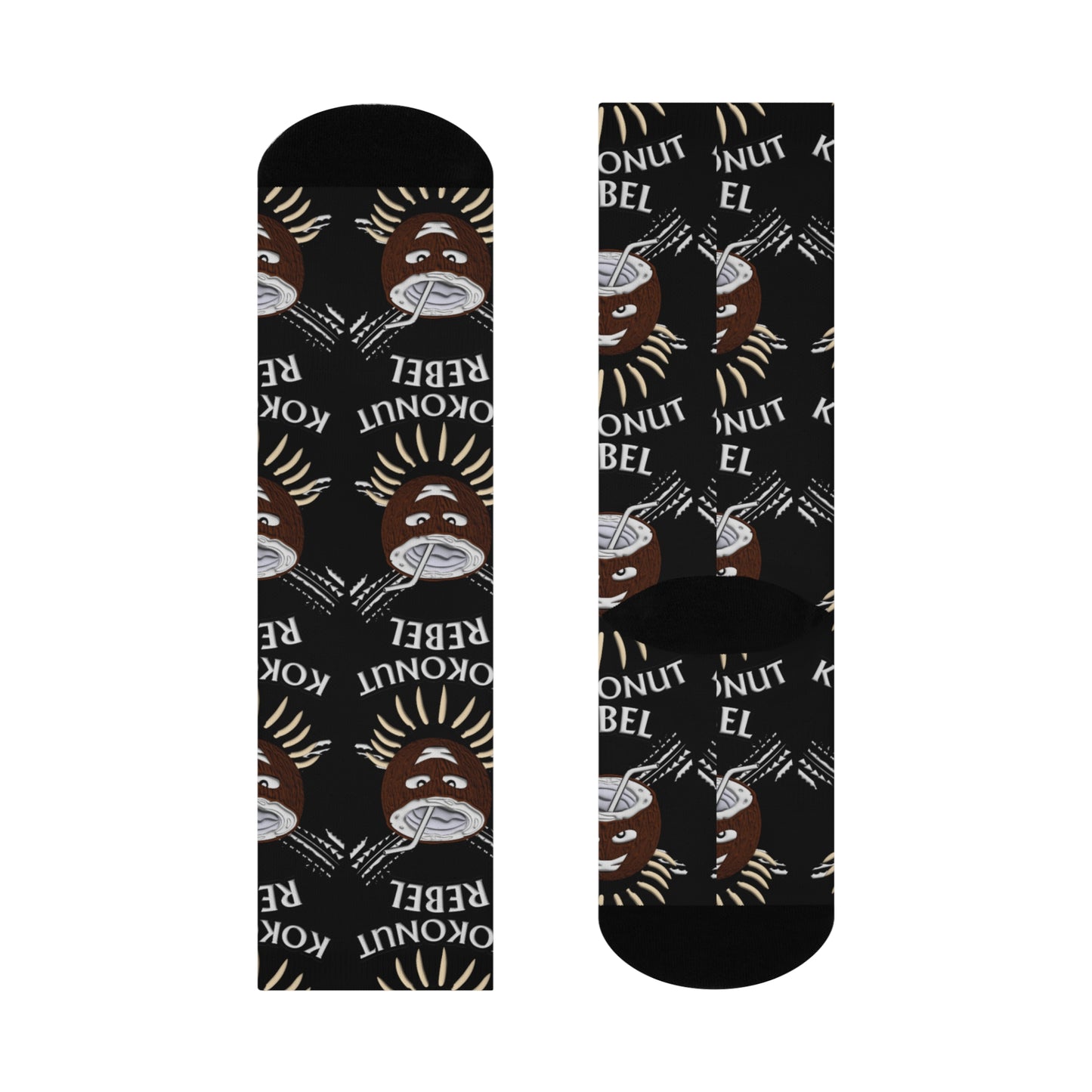 Rebel Kokonut Cushioned Crew Socks