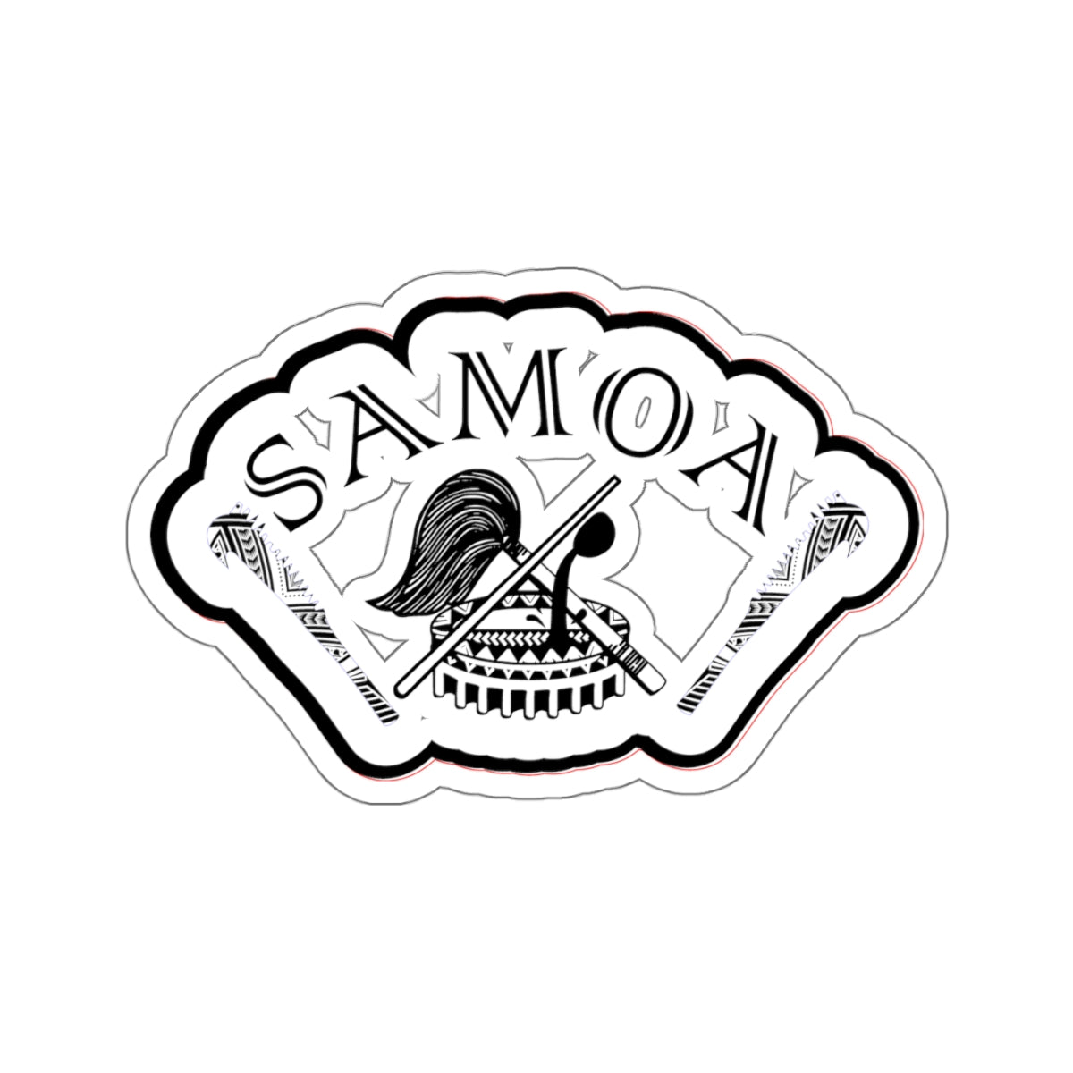 Samoa Kiss-Cut Stickers