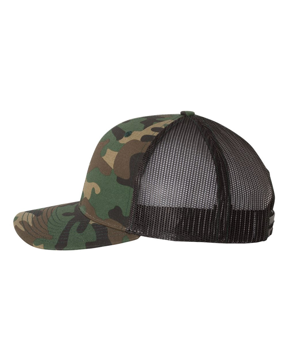 Overtime Hours w/Flag Leather Patch Hat